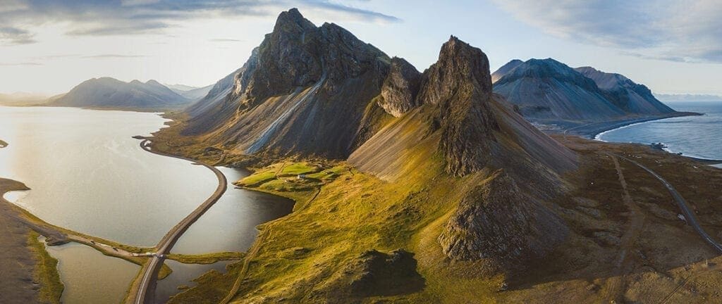 Scenic road in Iceland