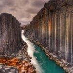 Studlagil basalt canyon - Iceland