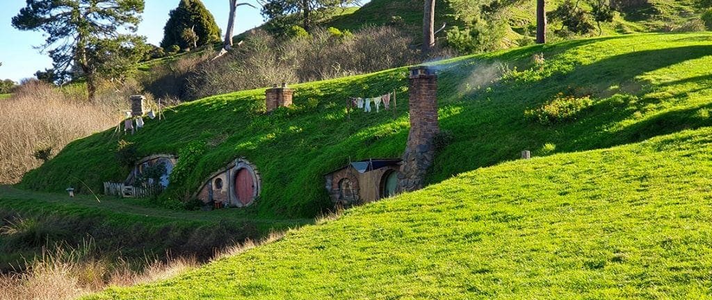 Movie Set created for filming The Lord of the Rings and The Hobbit movies