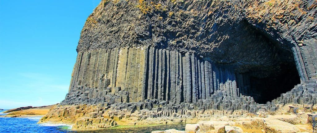 Fingal cave with its magical basalt columns.