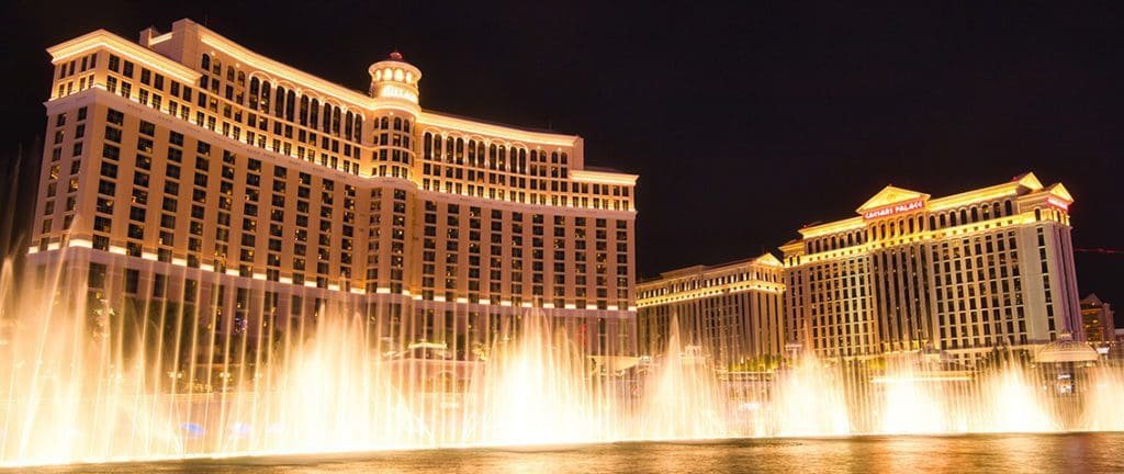 Fountain show at Bellagio in Las Vegas