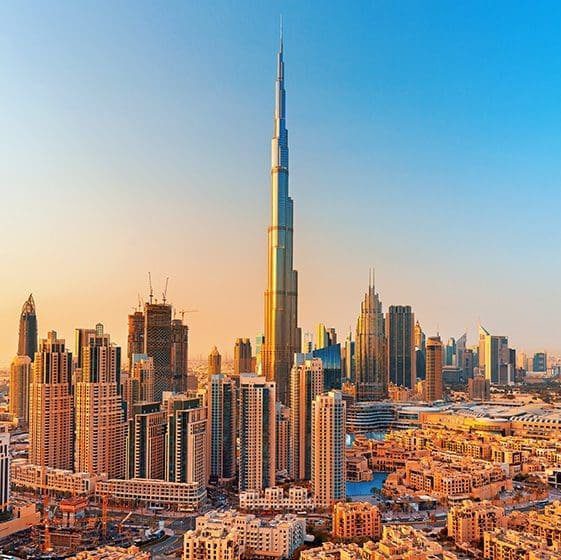 Burj Khalifa tower skyline