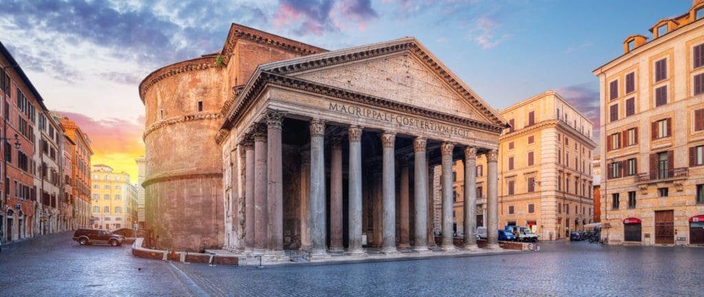 View of Pantheon in the morning