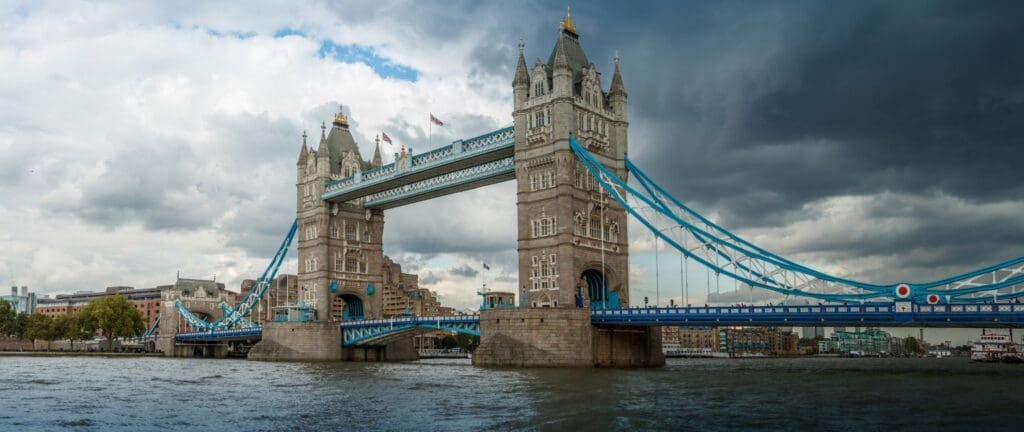 The iconic Tower Bridge in London