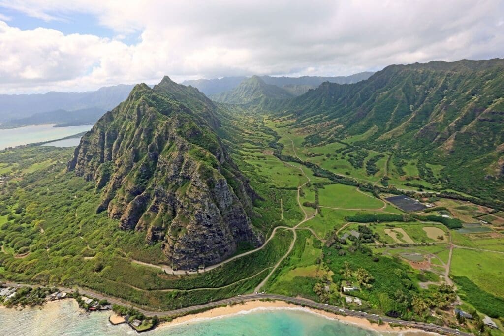 Kaaawa Valley in Kualoa Ranch - Oahu, Hawaii Jurassic Park