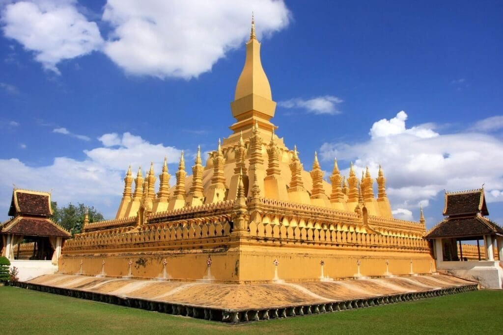 Pha That Luang stupa, Vientiane, Laos