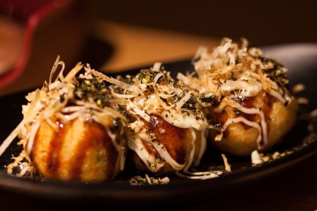 Takoyaki octopus balls