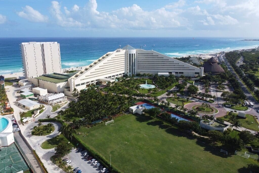 Cancun beach and Iberostar Selection Cancun Resort