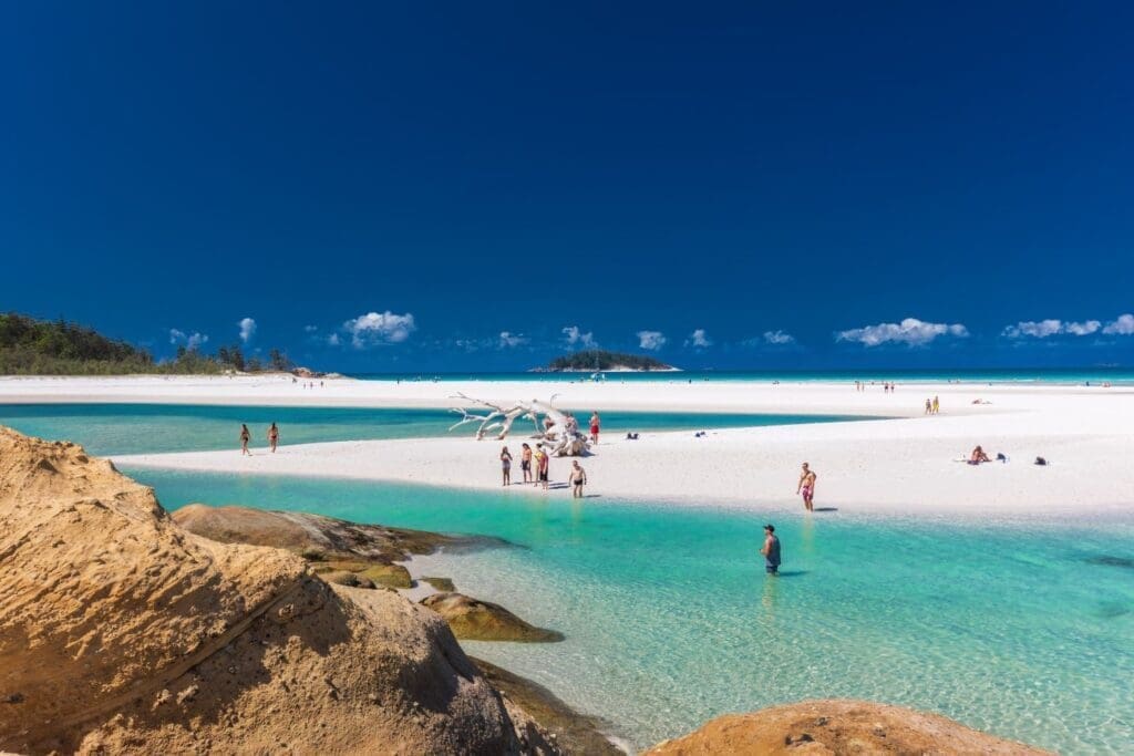 Whitehaven Beach in the Whitsunday Islands